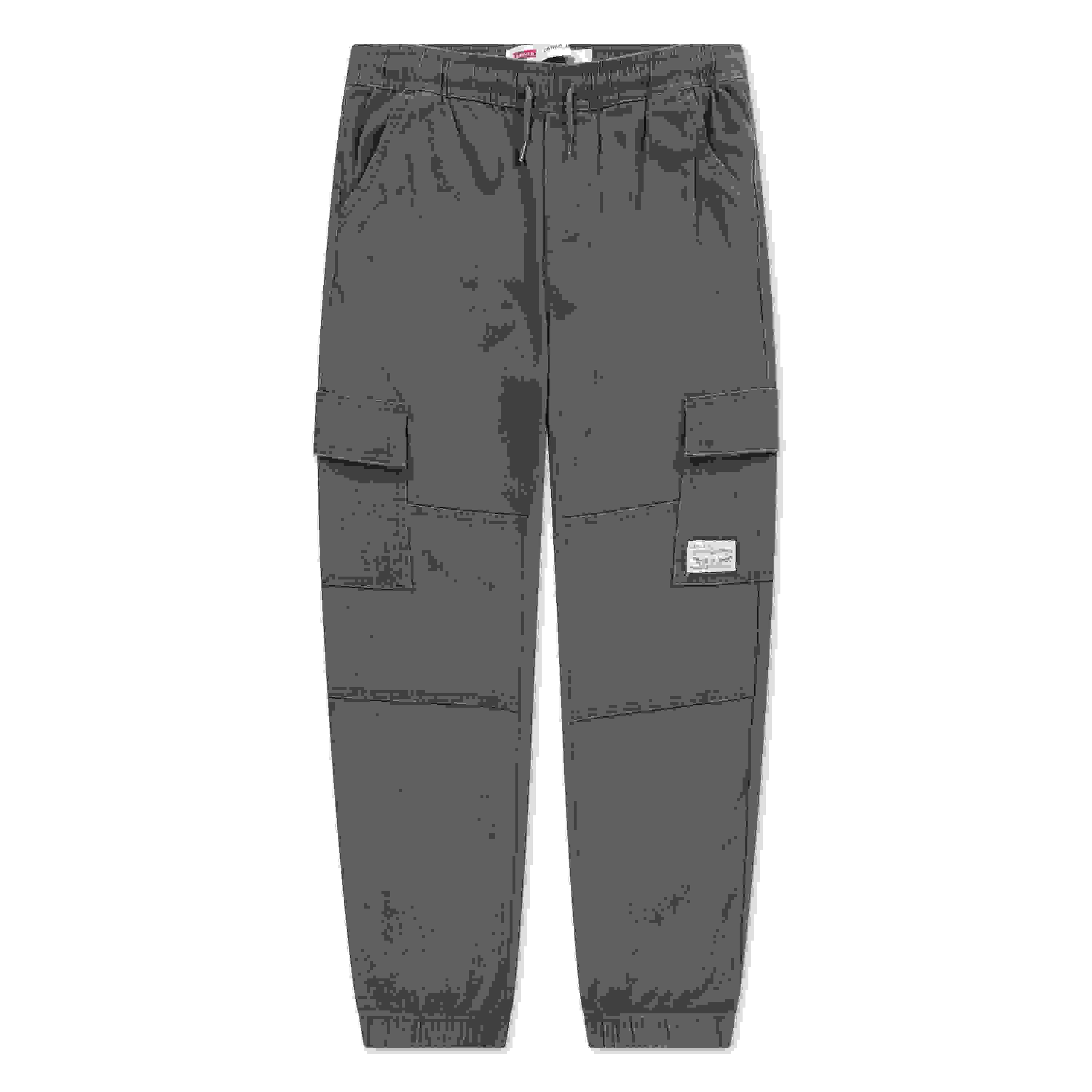 Levi's Relaxed Big Kids' Washed Grey Cargo Joggers